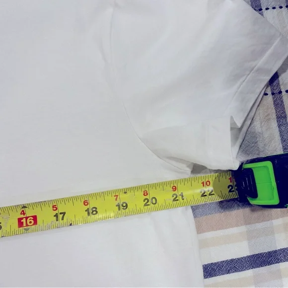 Polo fit Logo jersey T-Shirt by Ralph Lauren Men's White T-Shirt, Size Medium - Picture 6 of 8